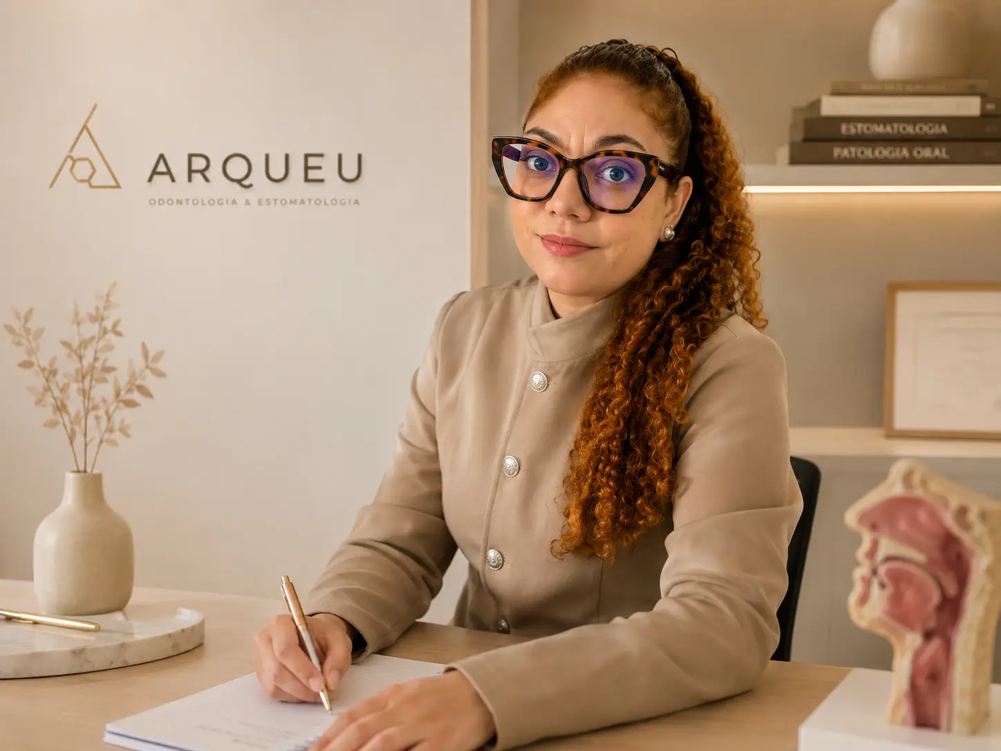 Dra. Natália Xavier, estomatologista da Arqueu